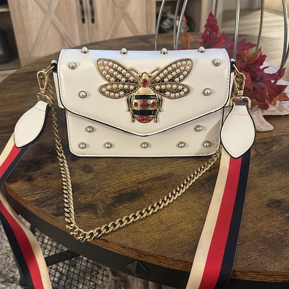 Designer inspired bee purse
